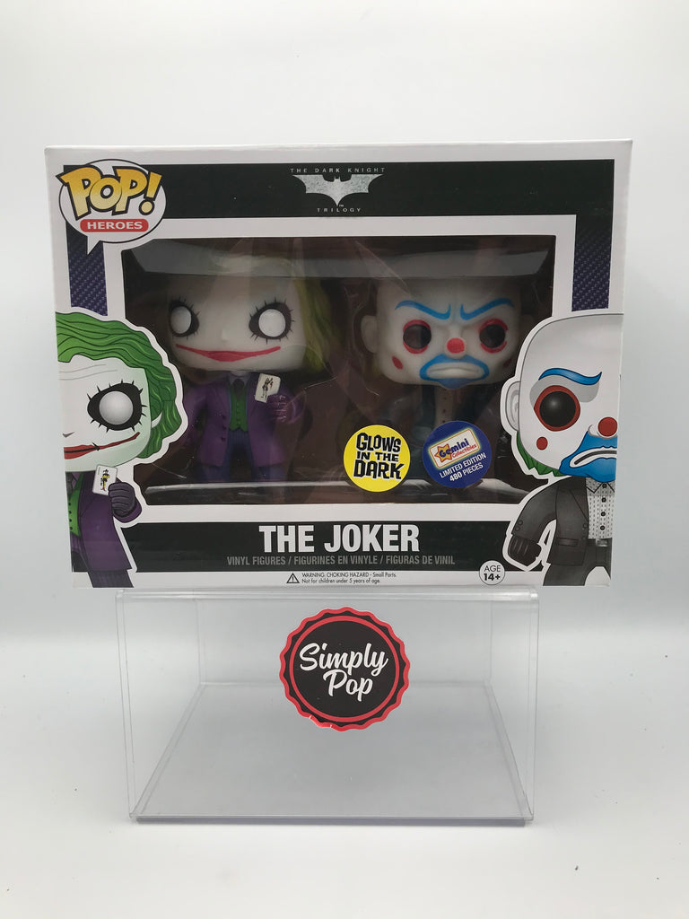 Funko Pop The Joker Bank Robber 2-pack Glows Gemini 480 pcs The