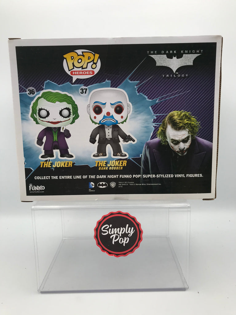 Funko Pop The Joker Bank Robber 2-pack Glows Gemini 480 pcs The