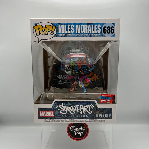 Funko Pop! Marvel Street Art Collection Miles Morales Fall