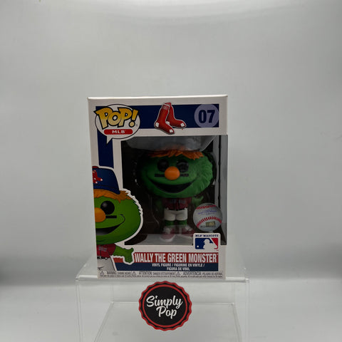 Funko Pop Wally The Green Monster #07 MLB Boston Red Sox Baseball Vaulted
