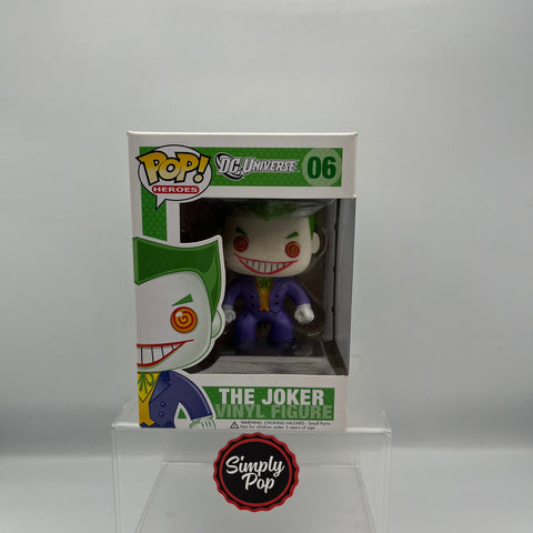 Funko Pop The Joker Purple Suit #06 DC Universe Rare Vaulted Purple Suit 2015 Release