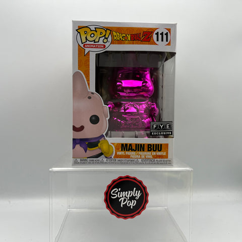 Funko Pop Majin Buu #111 Pink Chrome FYE Exclusive Dragon Ball Z