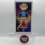 Funko Pop Sorcerer Mickey #990 Diamond Collection Shop Exclusive Disney Fantasia