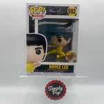 Funko Pop Bruce Lee Flying Man #592 Game Of Death Movies Bait Exclusive