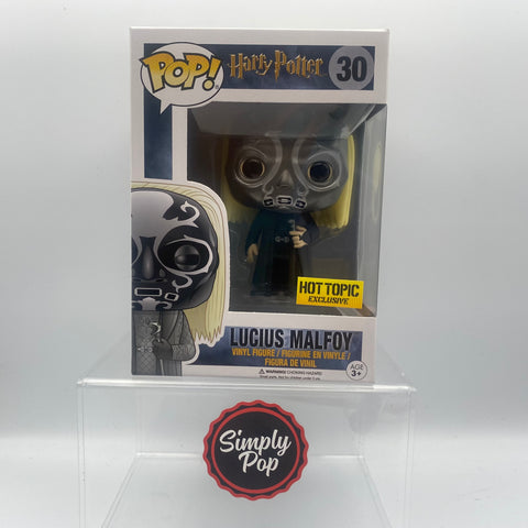 Funko Pop Lucius Malfoy Death Eater #30 Hot Topic Exclusive Harry Potter Movie