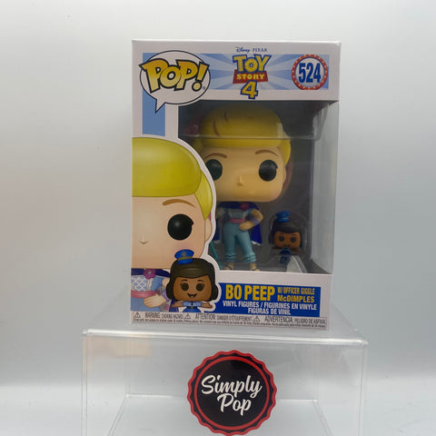 Funko Pop Bo Peep With Officer Giggles McDimples #524 Disney Toy Story 4