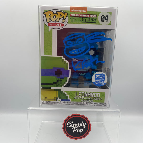 Funko Pop Leonardo 32 7BAP Kevin Eastman Signed JSA Certified LE good 140 Autographed