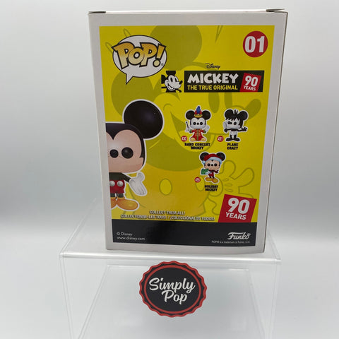 Funko POP! Disney Mickey Mouse Vinyl Figure [Orange & Teal, 90th  Anniversary]