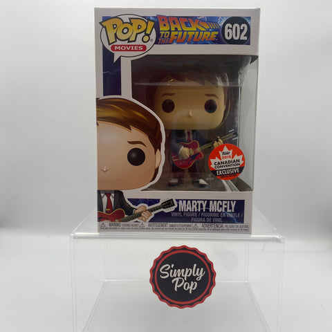Funko Pop Marty McFly #602 with Guitar 2018  Canadian Convention Exclusive