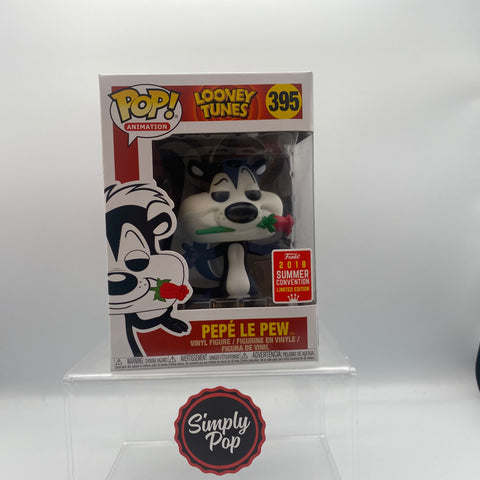 Funko Pop Pepe Le Pew #395 Looney Tunes 2018 SDCC San Diego Exclusive