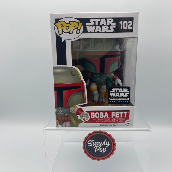 Boba Fett Funko Pop Smugglers Bounty #102 offers Exclusive