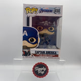 Funko Pop Captain America #450 Quantum Realm Suit Marvel Avengers Endgame