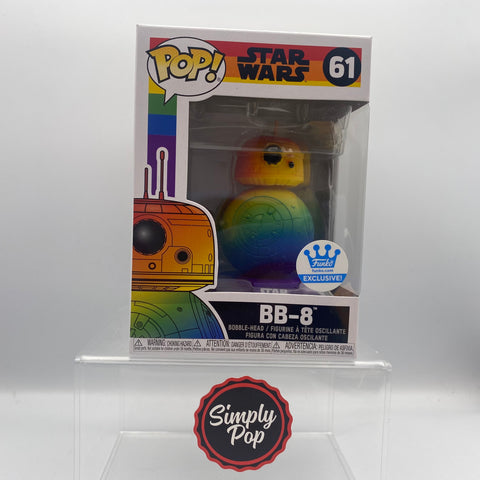 Funko Pop BB-8 #61 Rainbow Shop Exclusive Limited Edition Star Wars