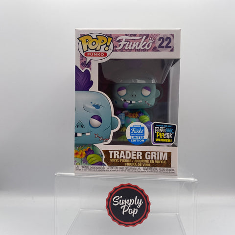 Funko Pop Trader Grim Fantastik Plastik Winner Shop Exclusive Limited Edition