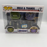 Funko Pop Hulk & Thanos 2-pack Barnes & Noble Exclusive Marvel Avengers Endgame