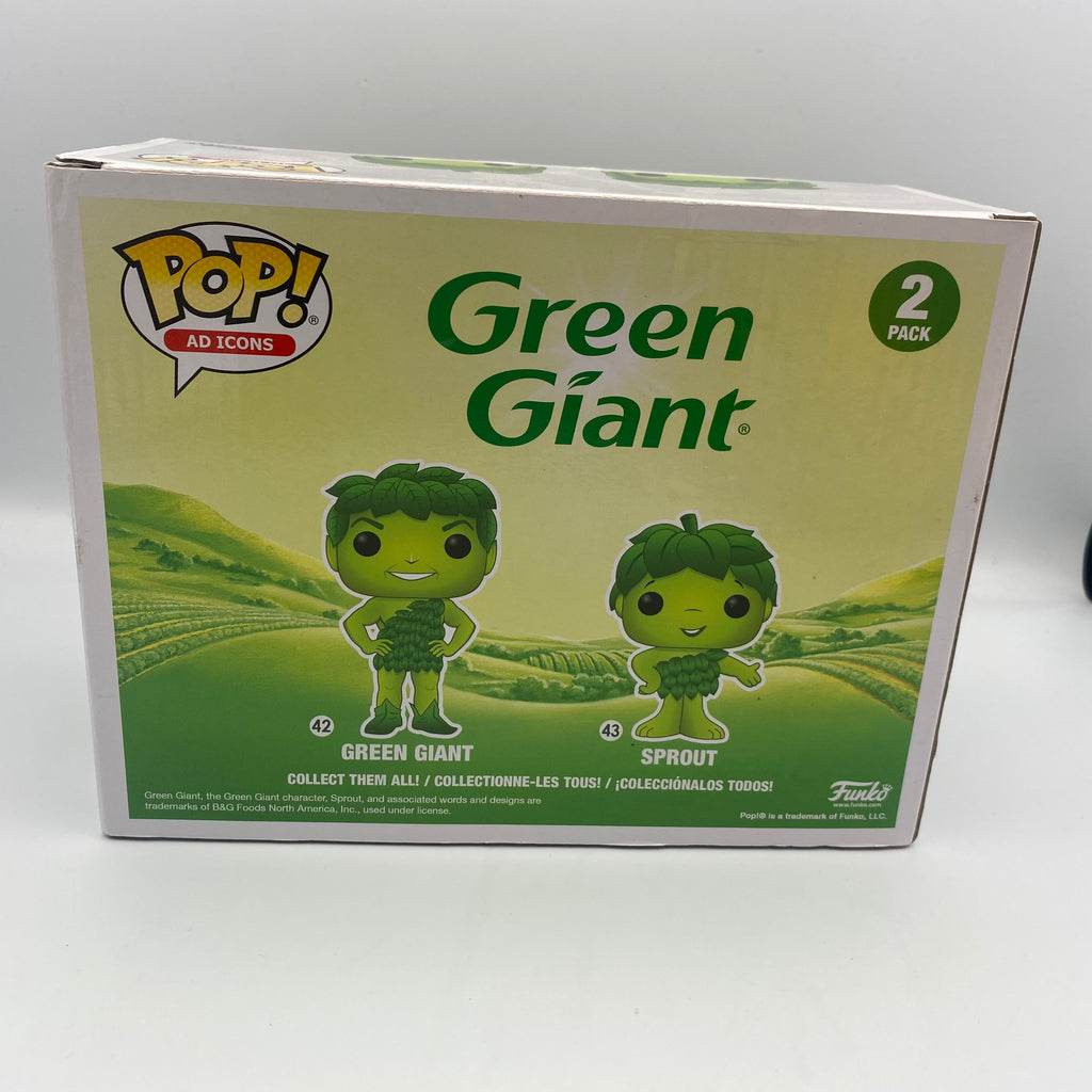 Funko Pop Green Giant & Sprout 2-pack Metallic 2019 Comic Con