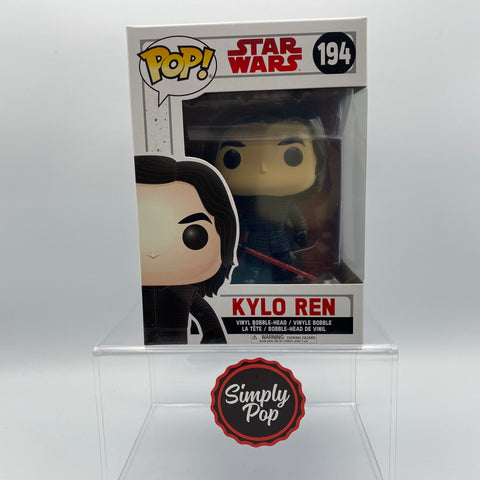 Funko Pop Kylo Ren (Unmasked) #194 Star Wars The Last Jedi