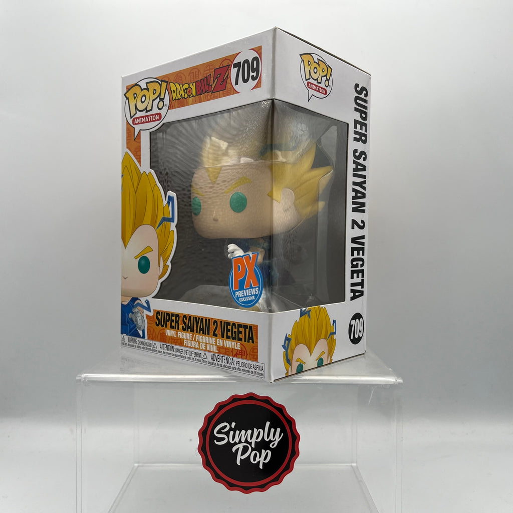 Pop! Animation: Dragon Ball Z - Super Saiyan 2 Vegeta PX Previews Exclusive